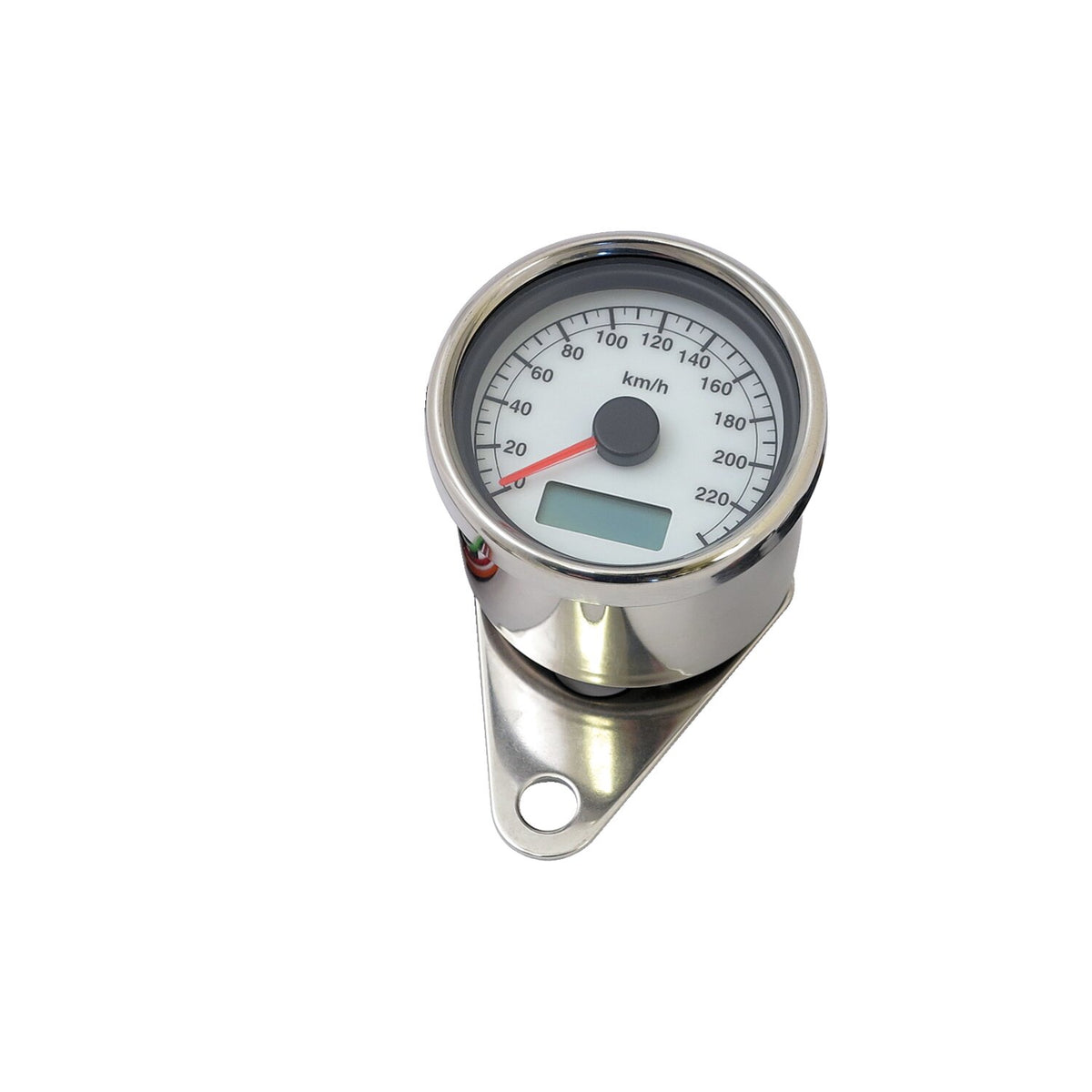 MCS Stoker electronic speedometer - 60mm - White face