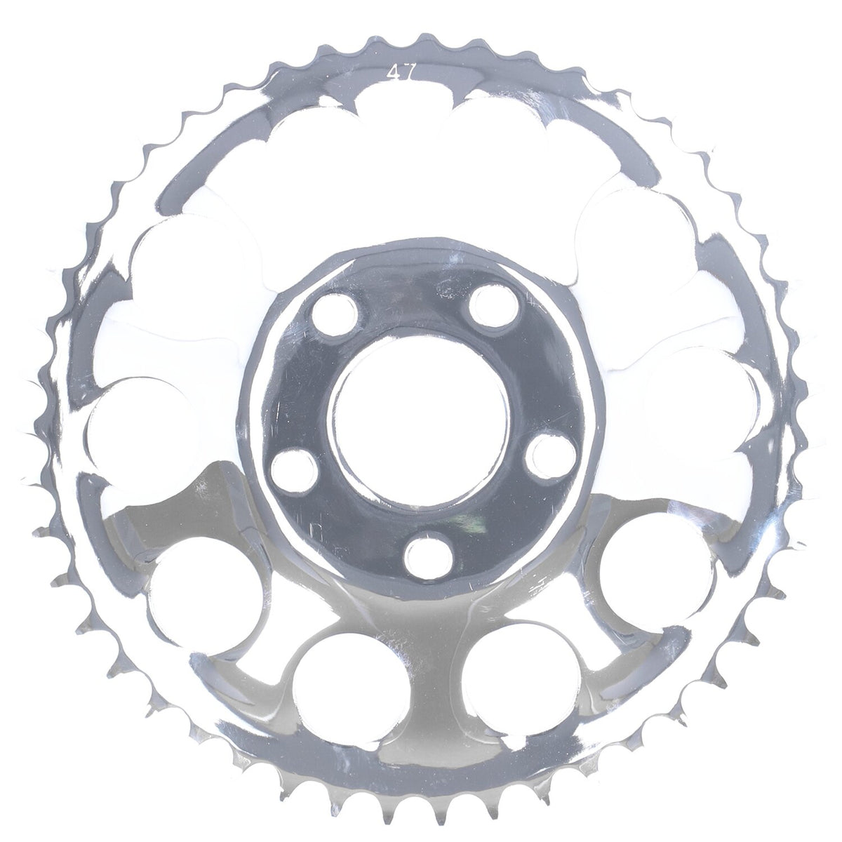 MCS Rear sprocket chrome - 47t