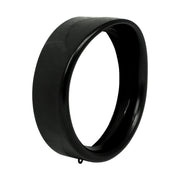 MCS Recessed trim ring with visor - 7" headlamp - Black