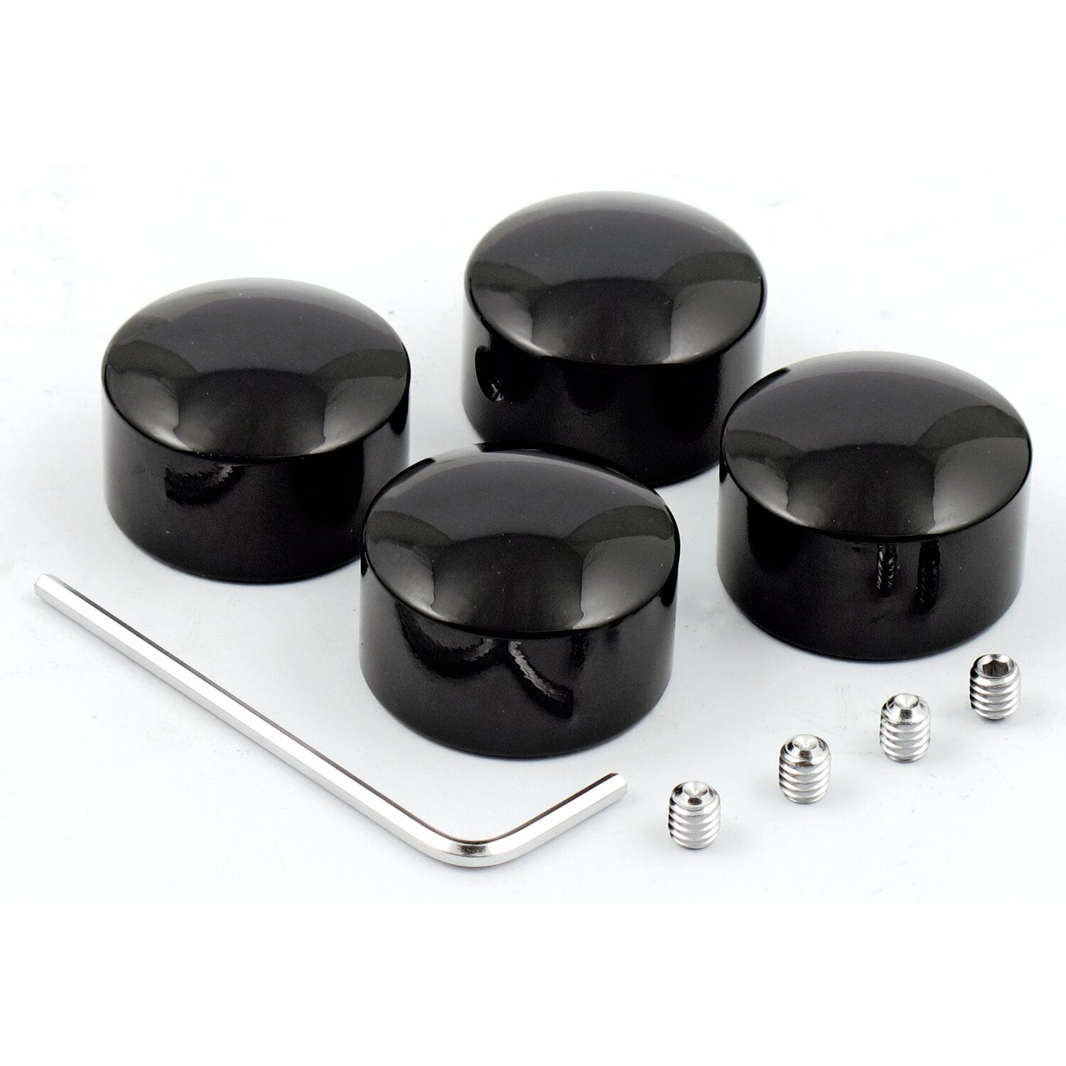 MCS Head bolt cover kit - Smooth black