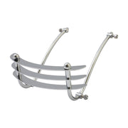 MCS Front fender rail 'cheese grater' - Chrome