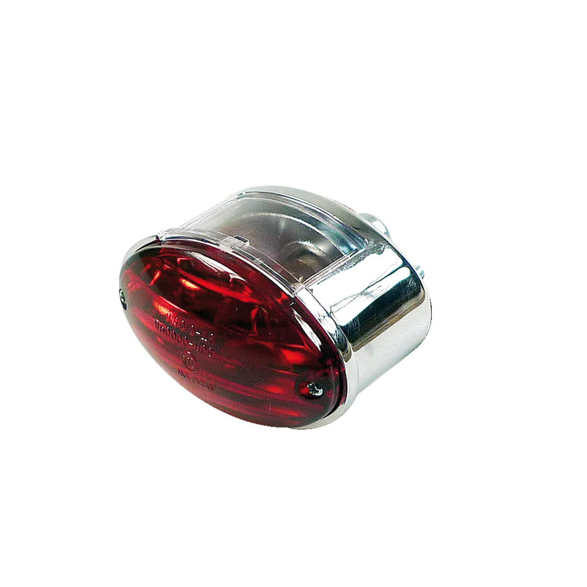 MCS Medium cateye taillight - Chrome
