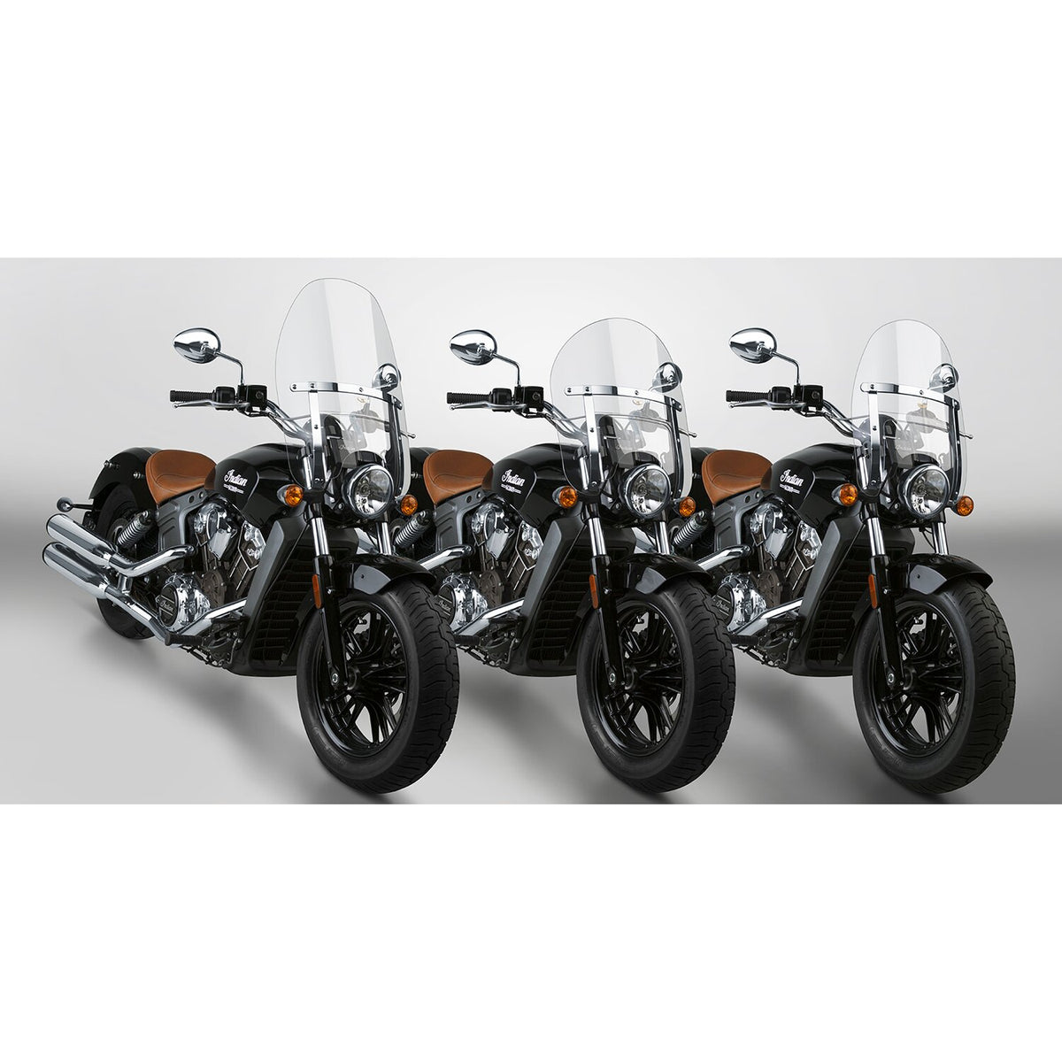 National Cycle Low Boy Heavy Duty™ Windshield - Light gray