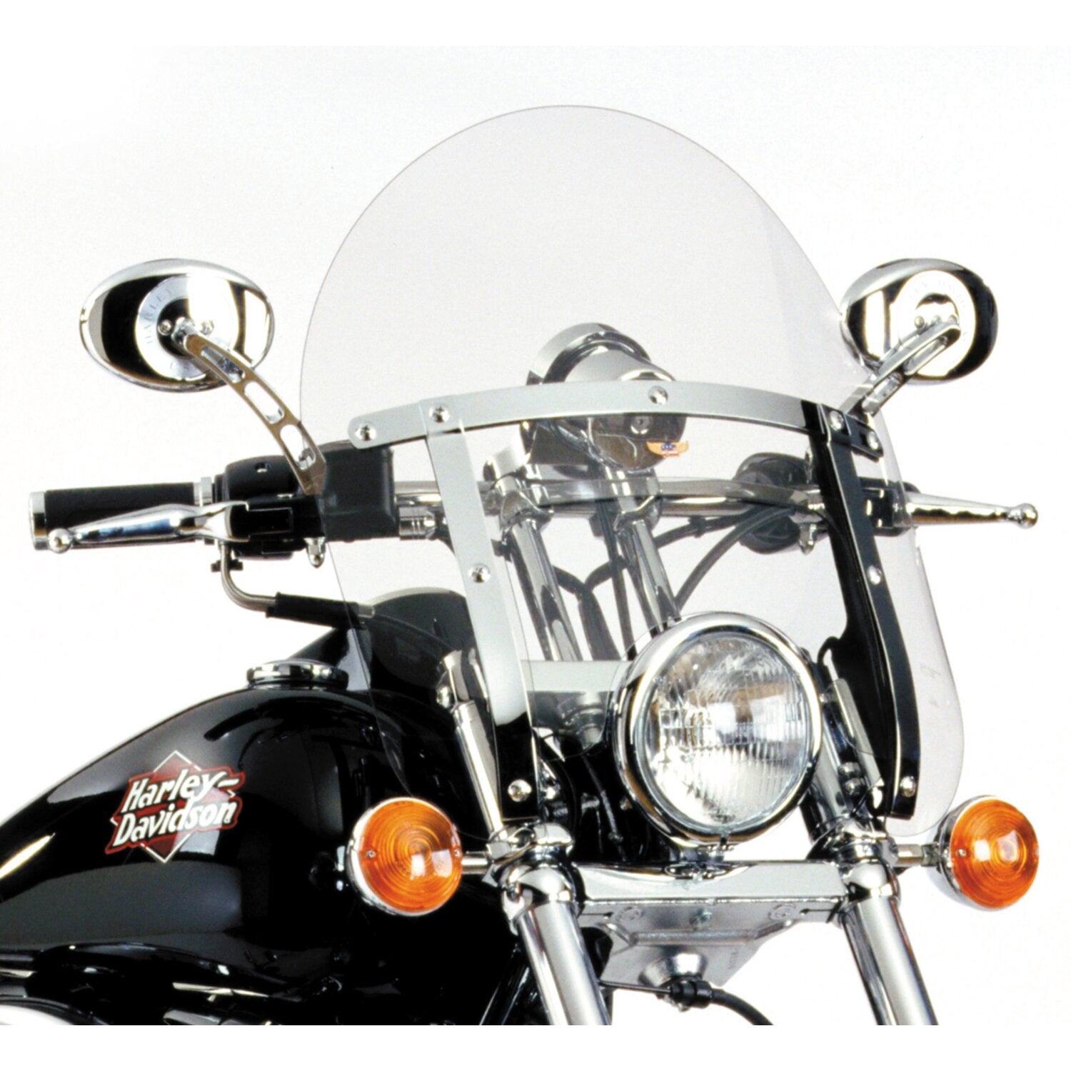 National Cycle Low Boy Heavy Duty™ Windshield - Light gray