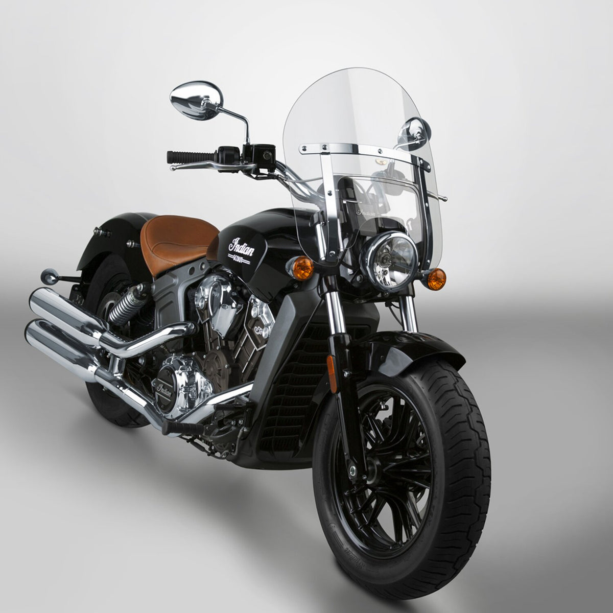 National Cycle Low Boy Heavy Duty™ Windshield - Light gray