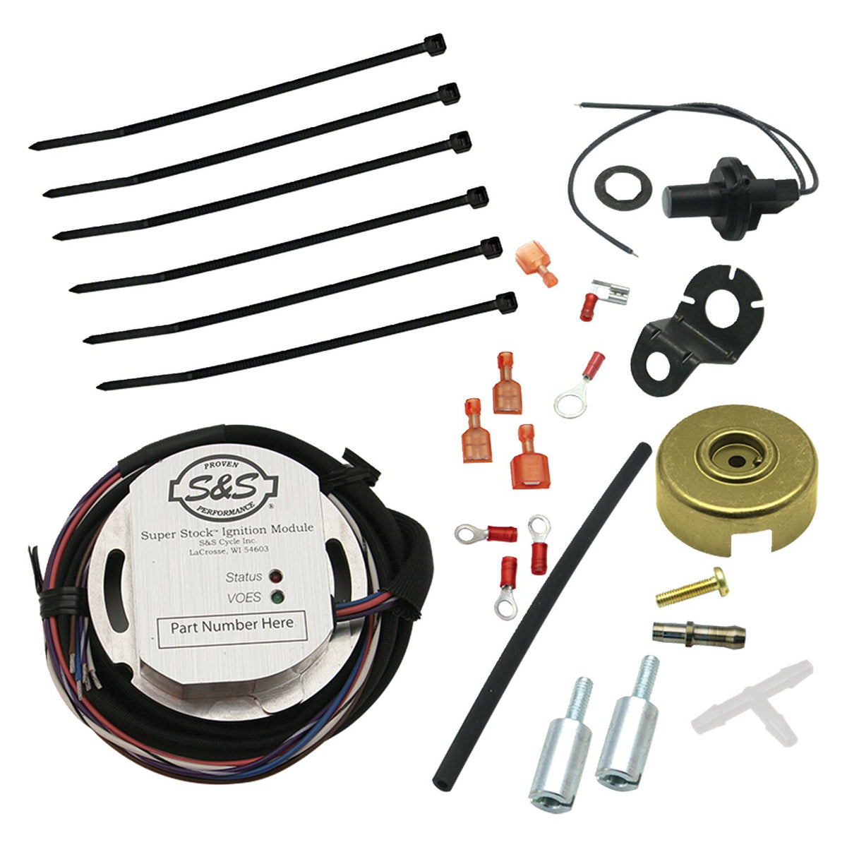 S&S Super Stock single fire ignition kit - 93" HC S&S Shovel