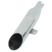 Paughco Replacement muffler - Slash cut - Chrome