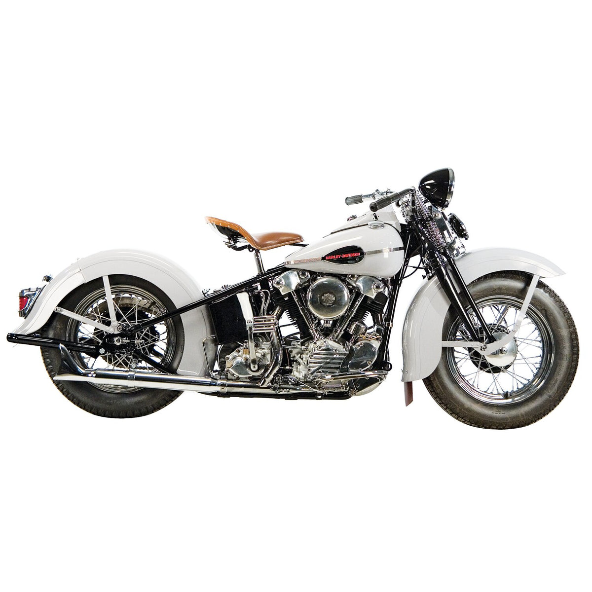 Paughco 2 into 1 head pipes (S-pipe) - Chrome