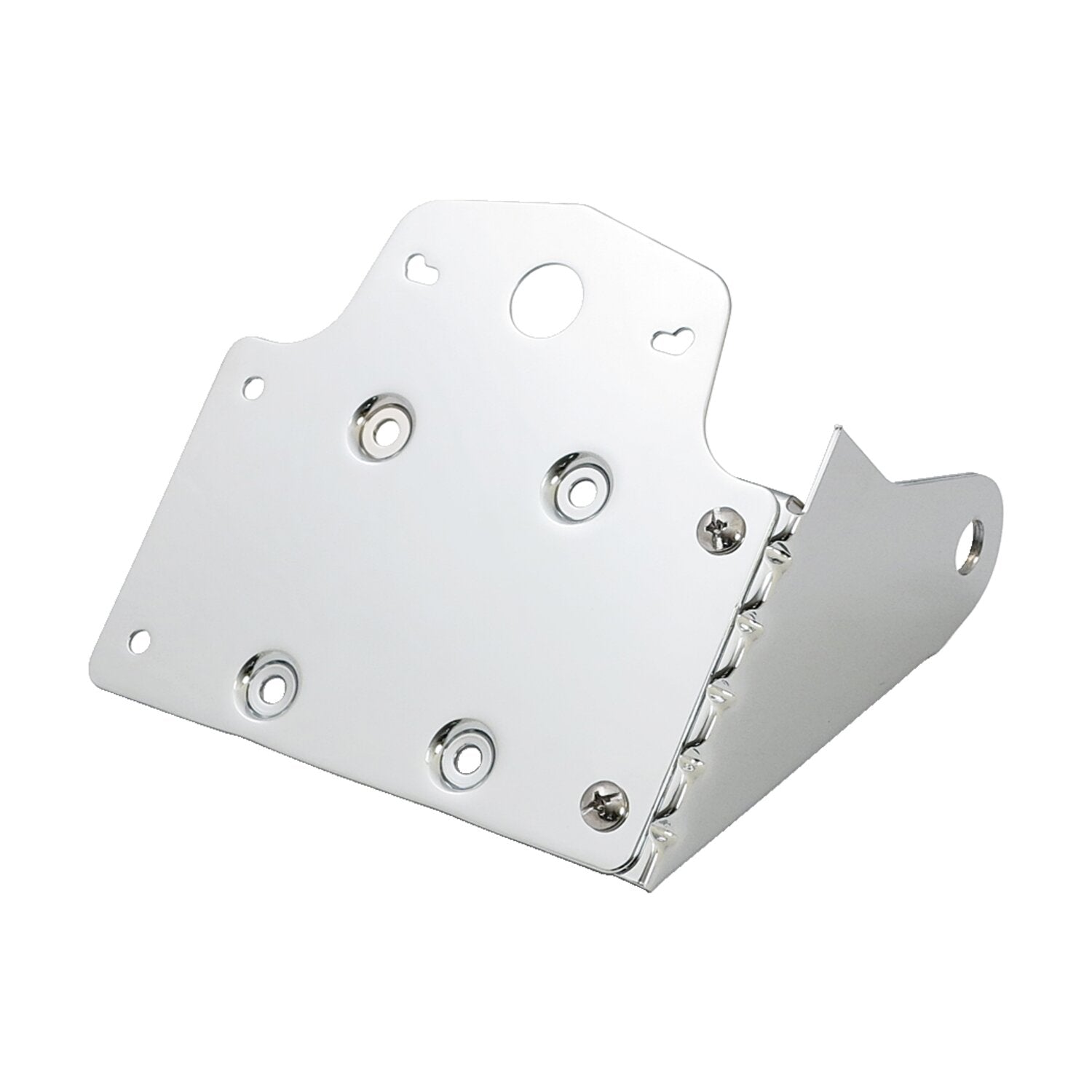 MCS Side mount license plate bracket - Chrome