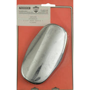 Paughco Oval Heatshield / boot guard - 5-1/2" - Chrome
