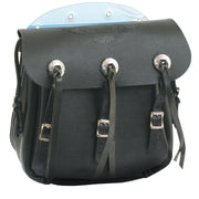 Samwel 36-43 style leather saddlebag - Brown