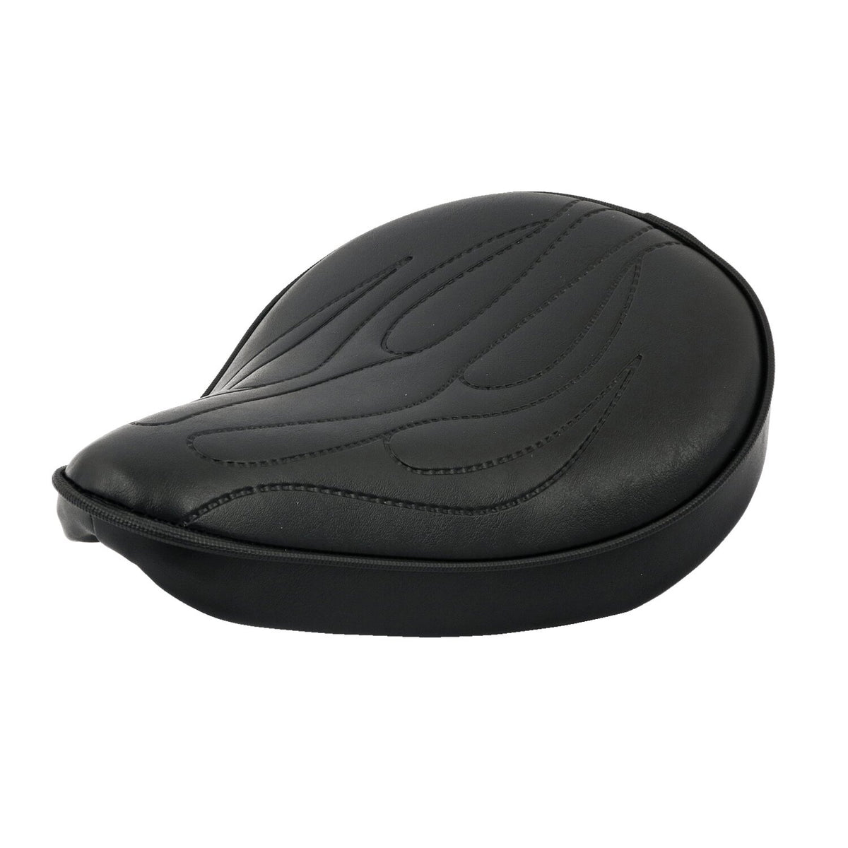 MCS Fitzz custom solo seat - Black flame - Small - 6cm thick
