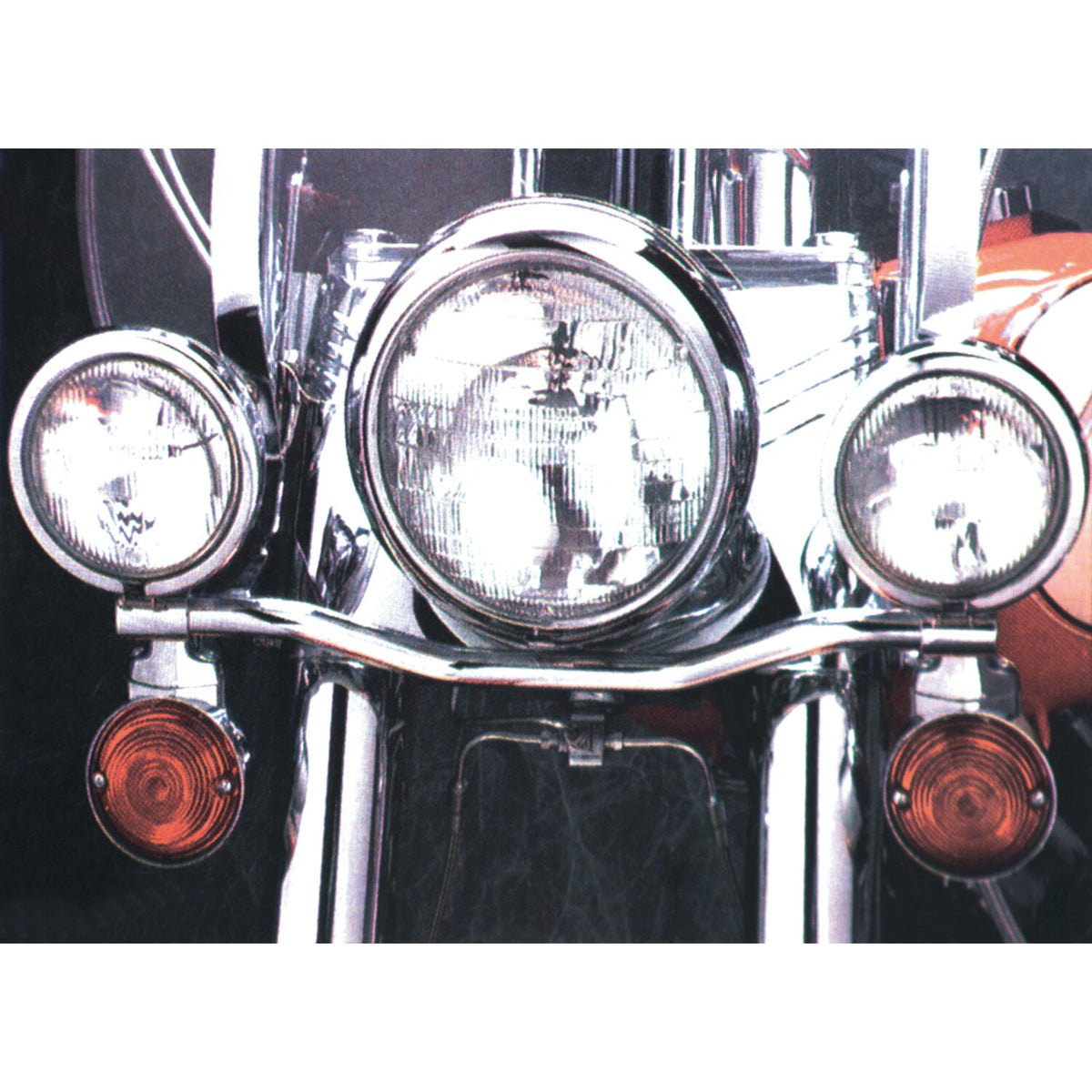 MCS Spotlamp/passing lamp mount bar - Chrome