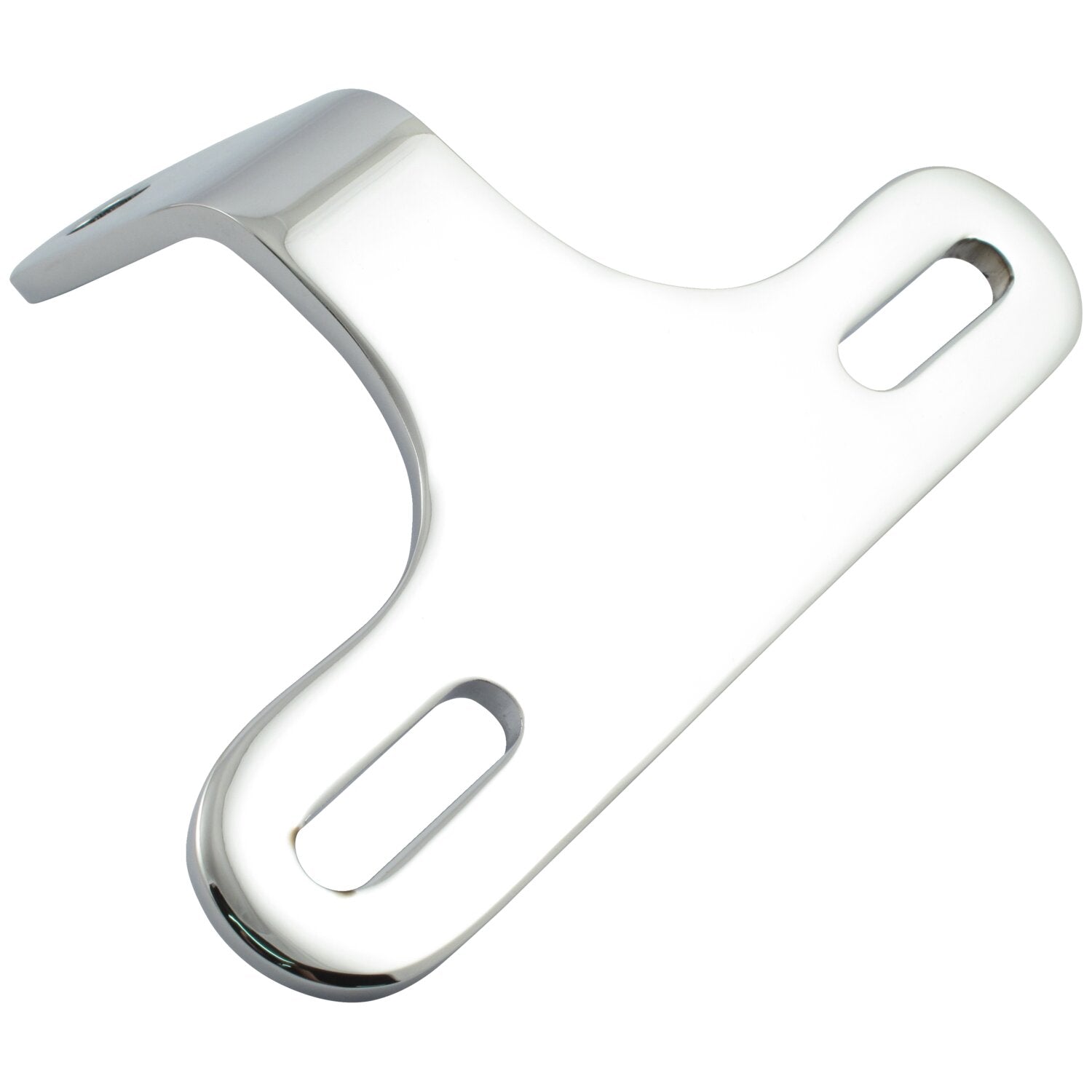 MCS Custom headlamp bracket slotted - Chrome