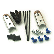 MCS Rear turn signal relocation kit - Chrome