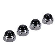 MCS Rocker shaft end nut set black plastic inserts
