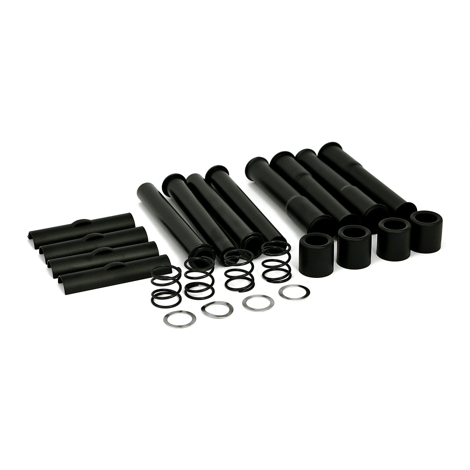MCS Complete 66-E79 Shovel pushrod cover kit - Black