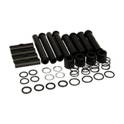 MCS Complete Twin Cam pushrod cover kit - Black