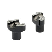 MCS OEM type style risers non threaded - 2" rise - Black
