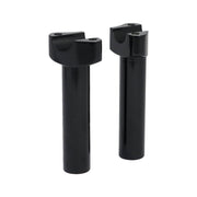 MCS Forged aluminum risers straight 5-1/2" rise - Black