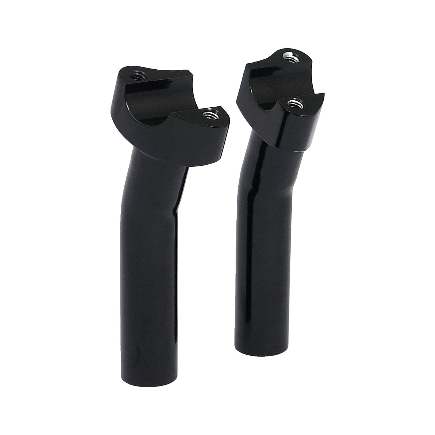 MCS Forged aluminum risers pullback 5-3/4" rise - Black