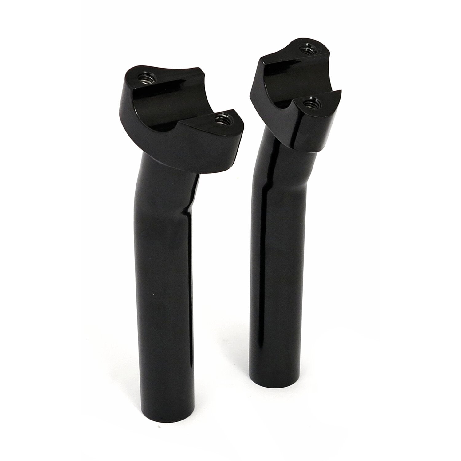 MCS Forged aluminum risers pullback 7" rise - Black