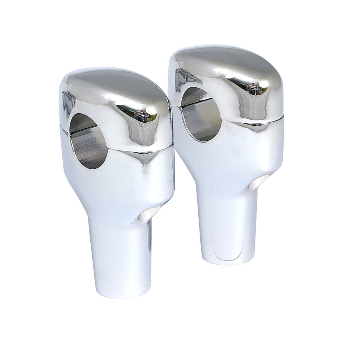 MCS 1-1/4" diameter smooth riser set - 3-1/2" rise chrome