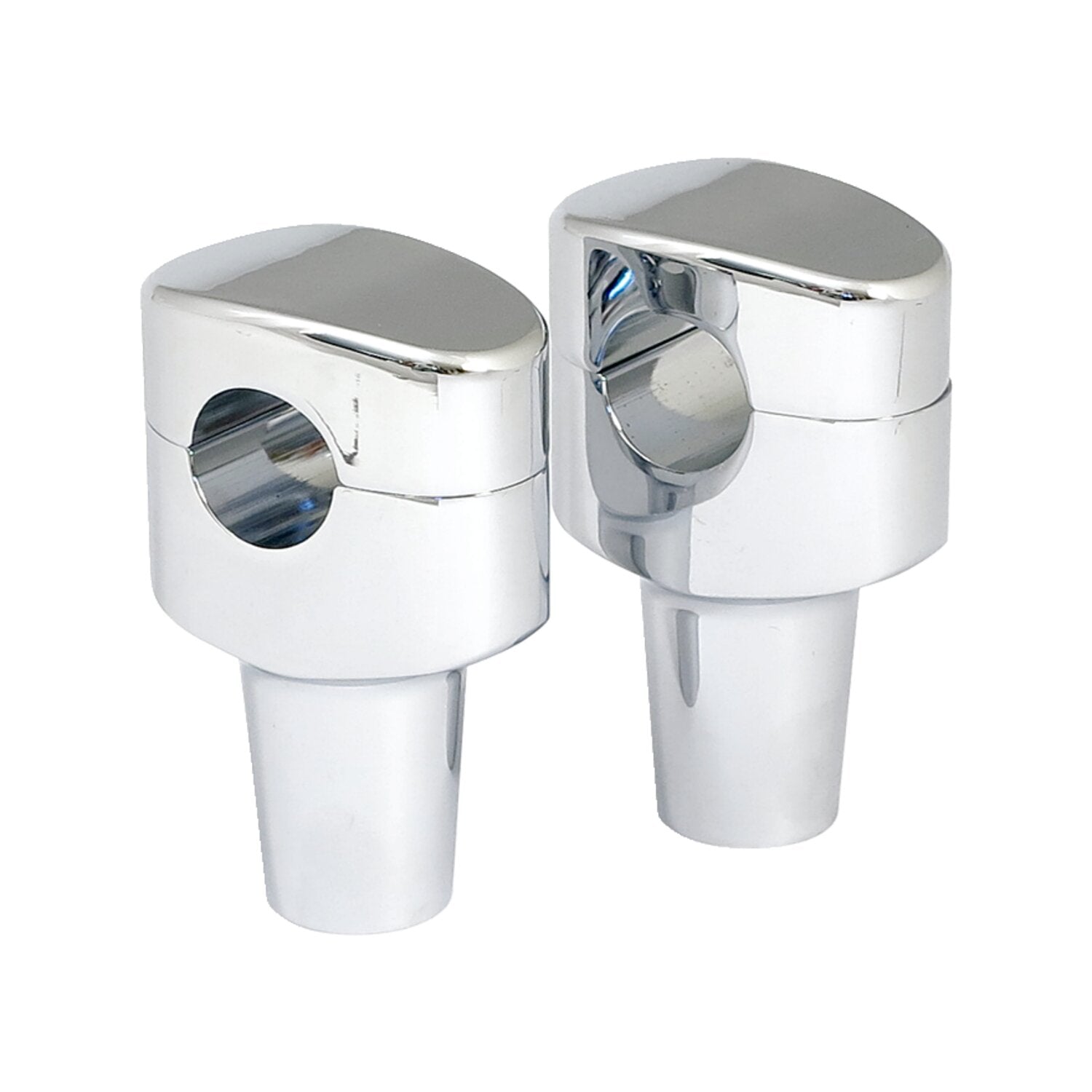 MCS Widow riser set - 3" rise - Chrome