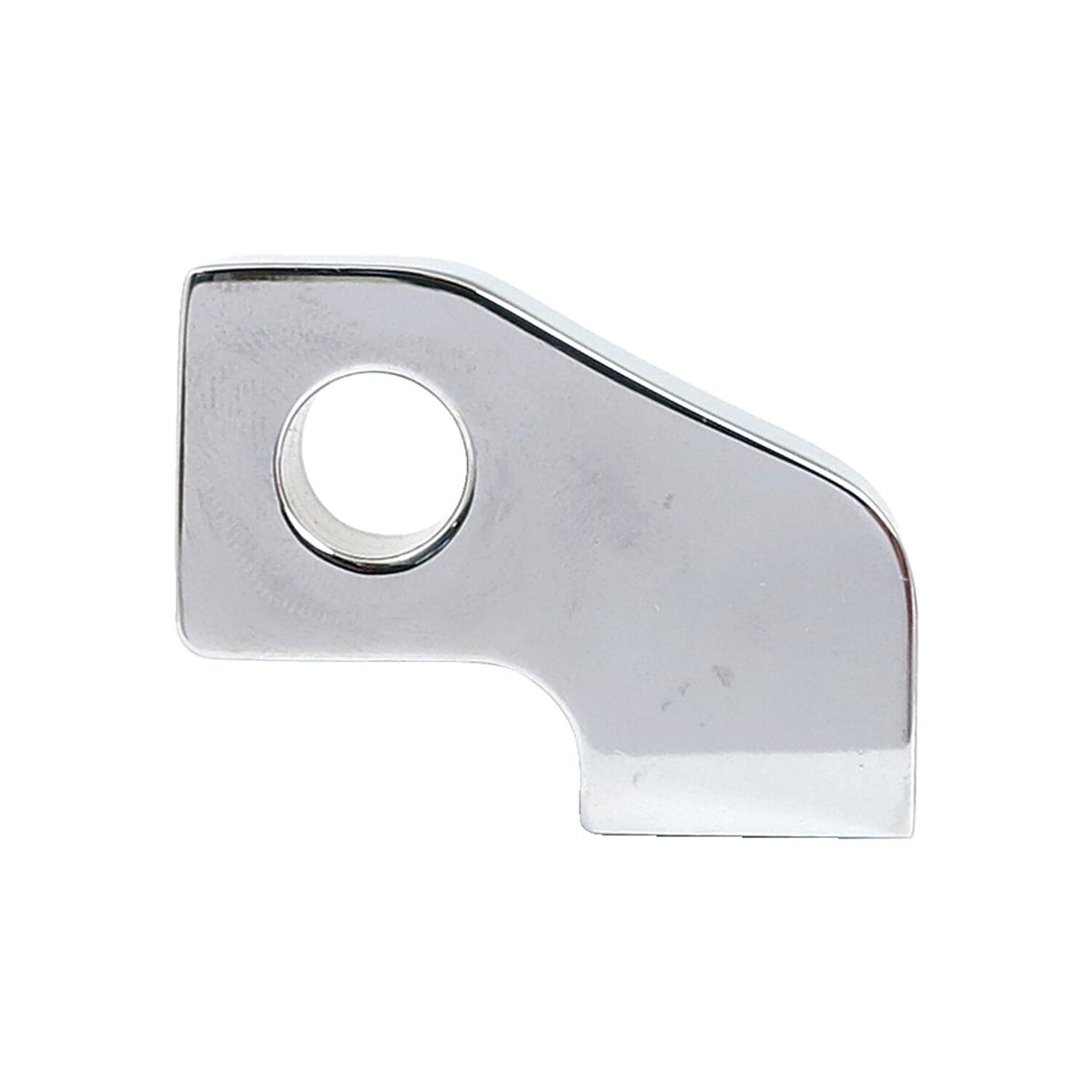 MCS Custom headlamp mount block - angled - Chrome