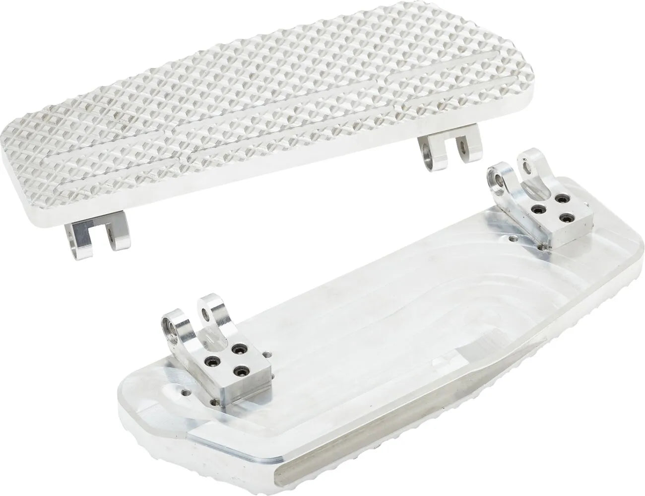 La Choppers County Line Floorboards - Billet Aluminum