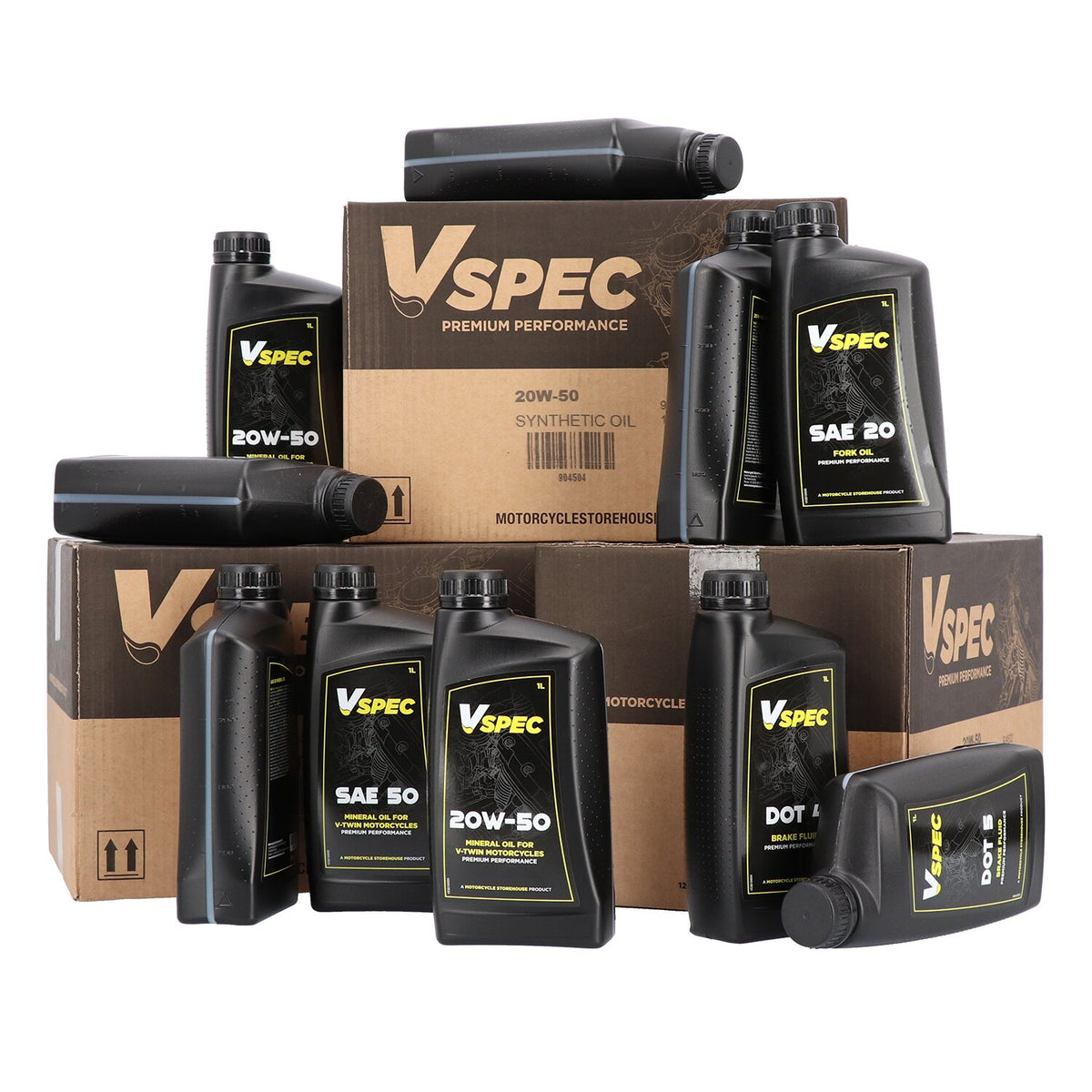 Vspec brake fluid DOT 4 - 1 liter