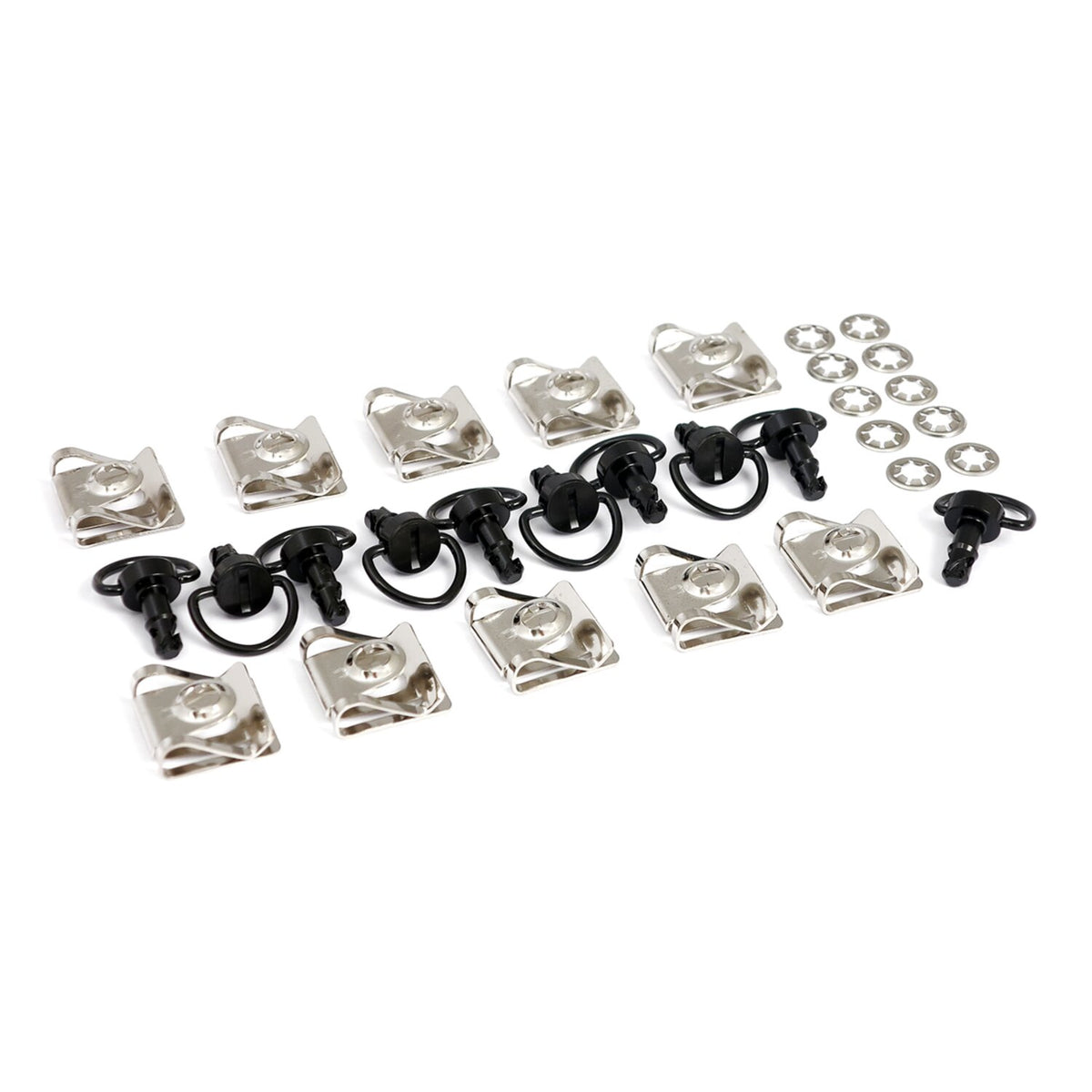 MCS M6 quick-lock fastener set black