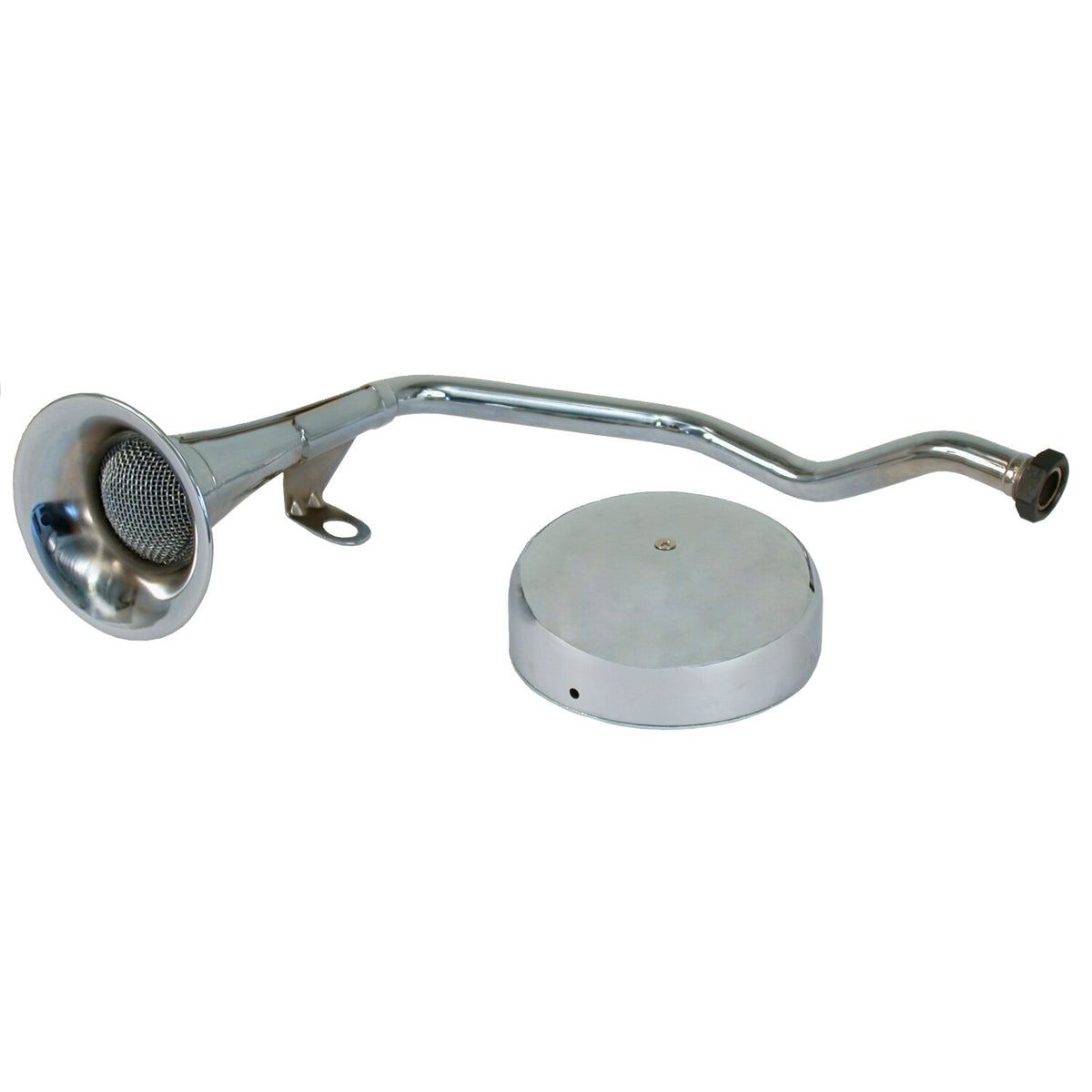 MCS Early style trumpet horn kit - 6-volt - Chrome