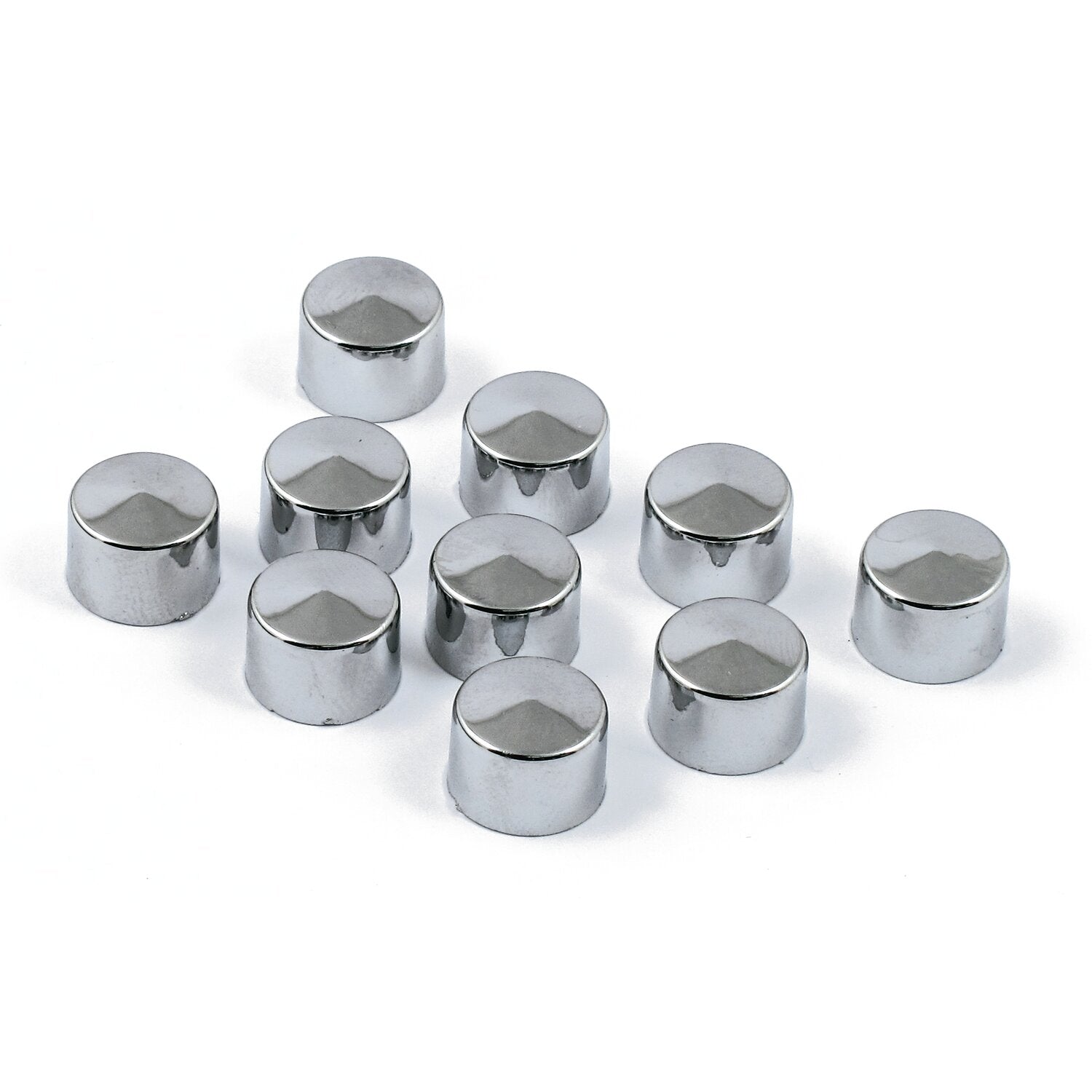 MCS Smoothtopps push-on bolt cover set - Chrome