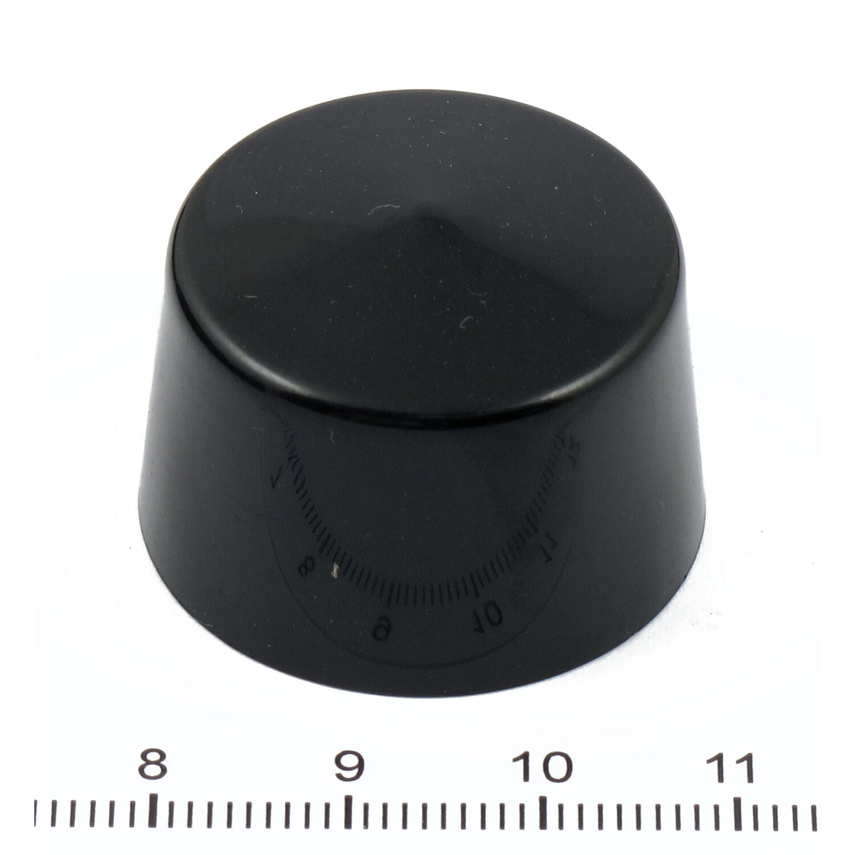 MCS Smoothtopps push-on bolt covers 15/16" hex bolts/nuts - Black
