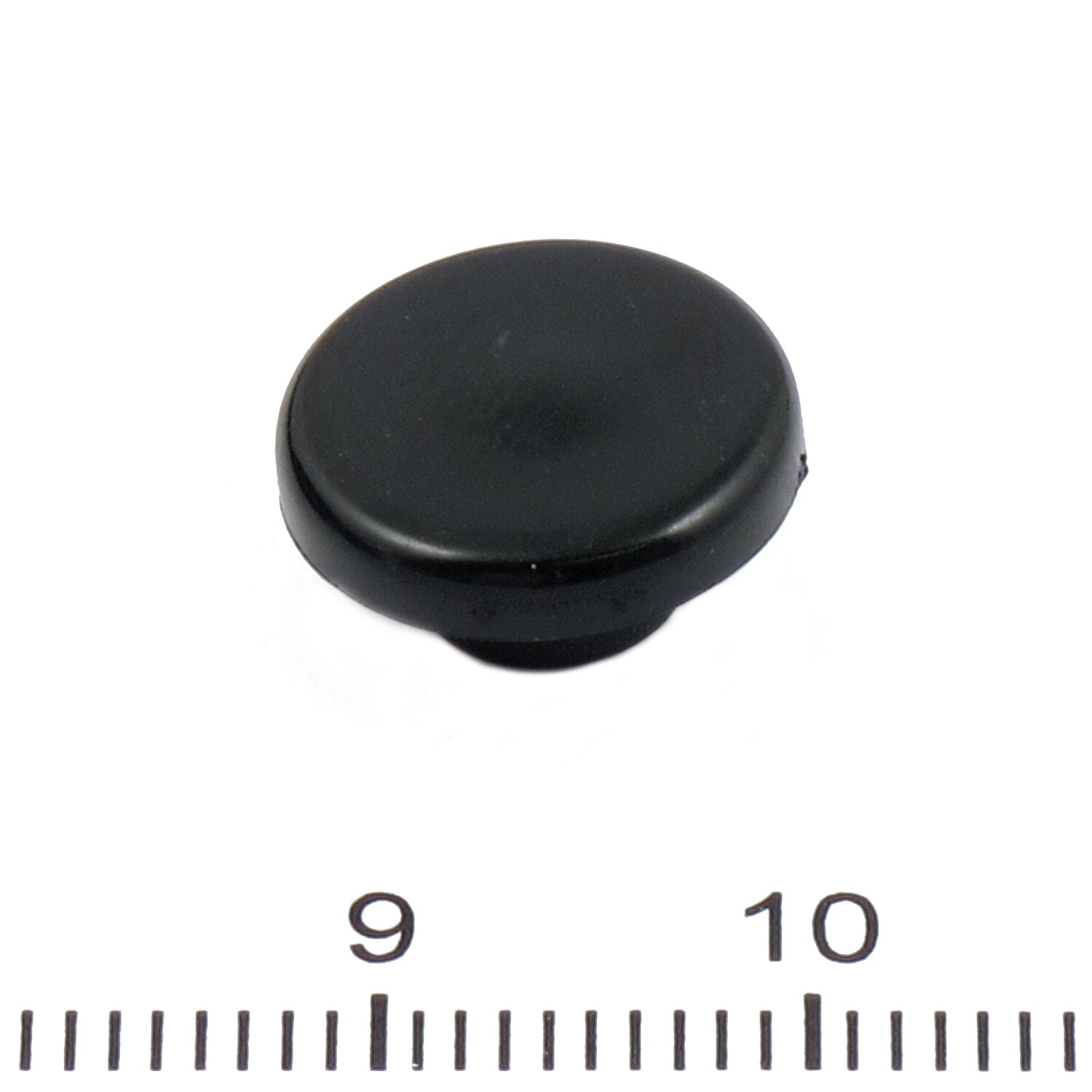 MCS Mushroom style push-on bolt covers 1/4" allen size - Black