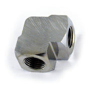MCS Oil gauge fitting 90° 1/8 NPT to 1/8" NPT - Chrome