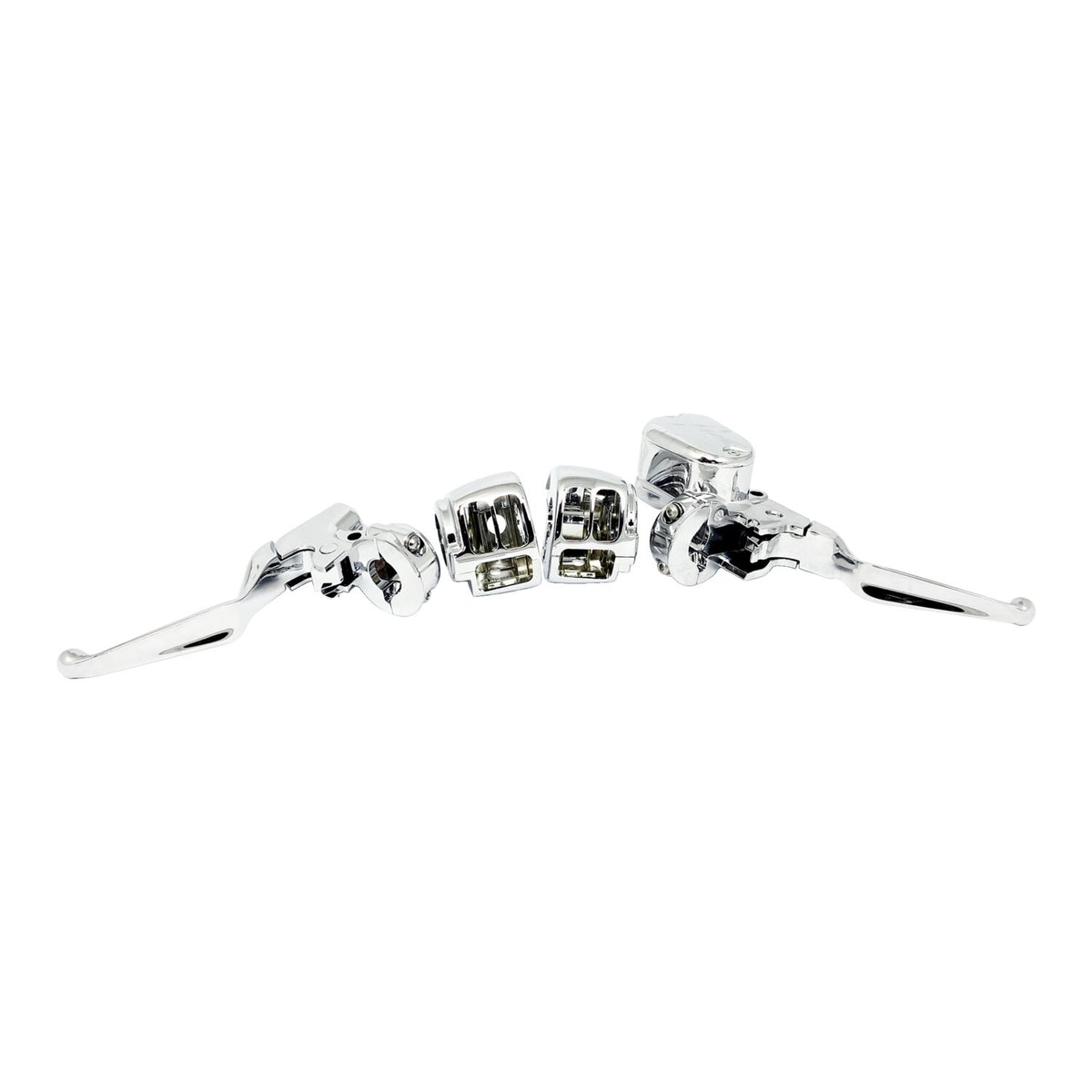 MCS Handlebar control kit chrome
