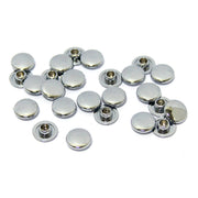 MCS Push-in mushroom allen head plugs M8 - Chrome