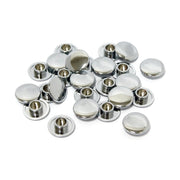 MCS Push-in mushroom allen head plugs M10 - Chrome