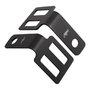 Motone turn signal brackets under seat mount - Black