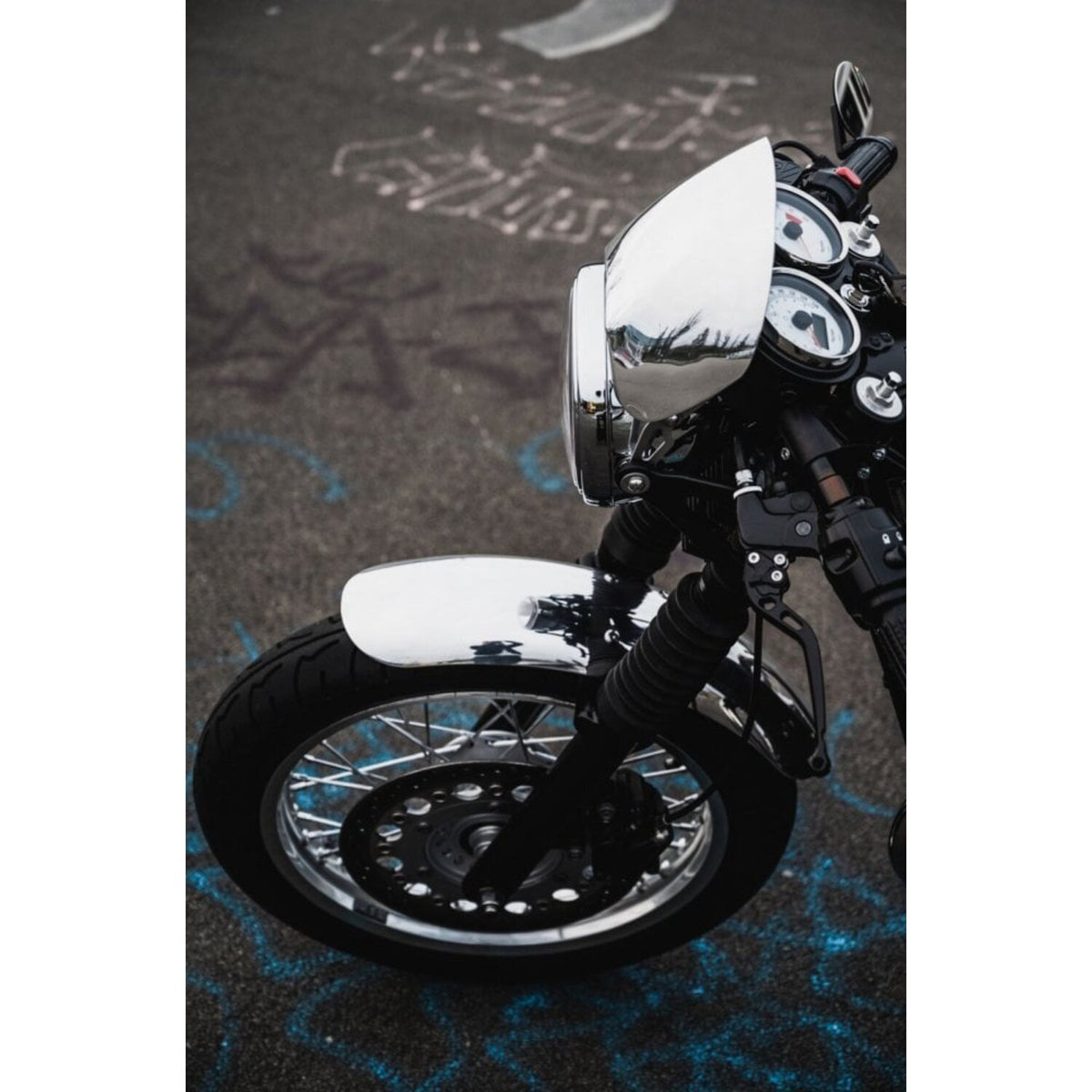 Motone Microblade screen aluminum - Mirror polished