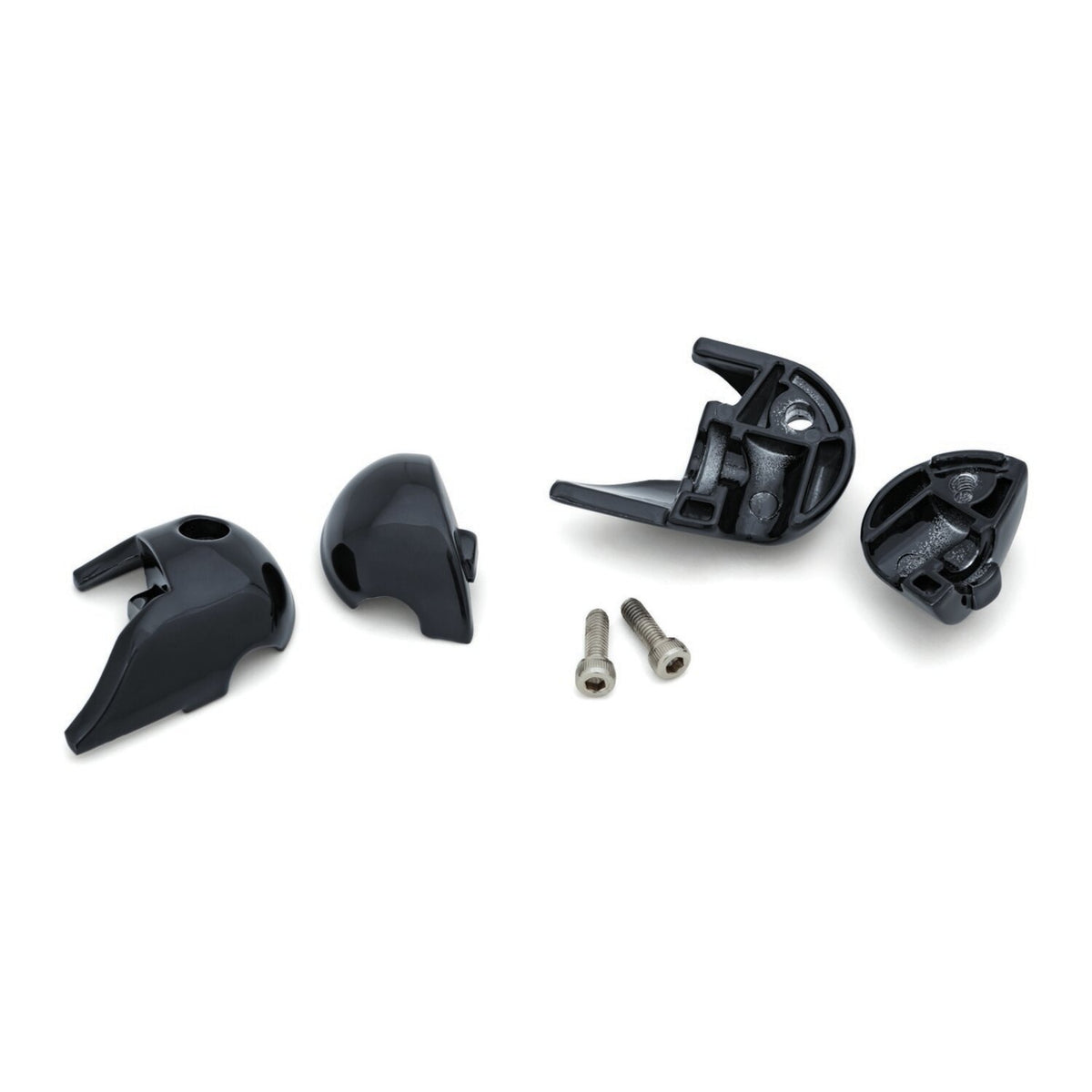 Kuryakyn Rear atto turn signal adapters gloss black