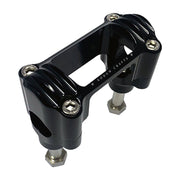 Rough Crafts M8 Softail 1.3" finned risers - Black