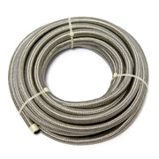 MCS Braided hose 5/16" (8mm) - Stainless clear