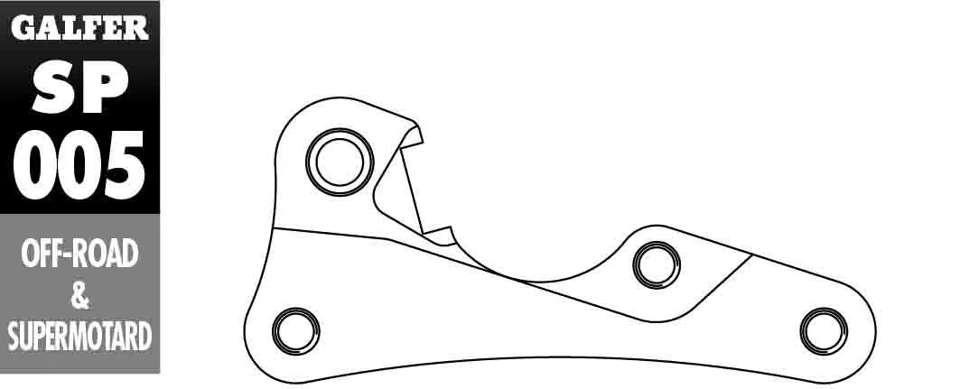 Galfer Brake Caliper Relocation Bracket For 270mm Rotor