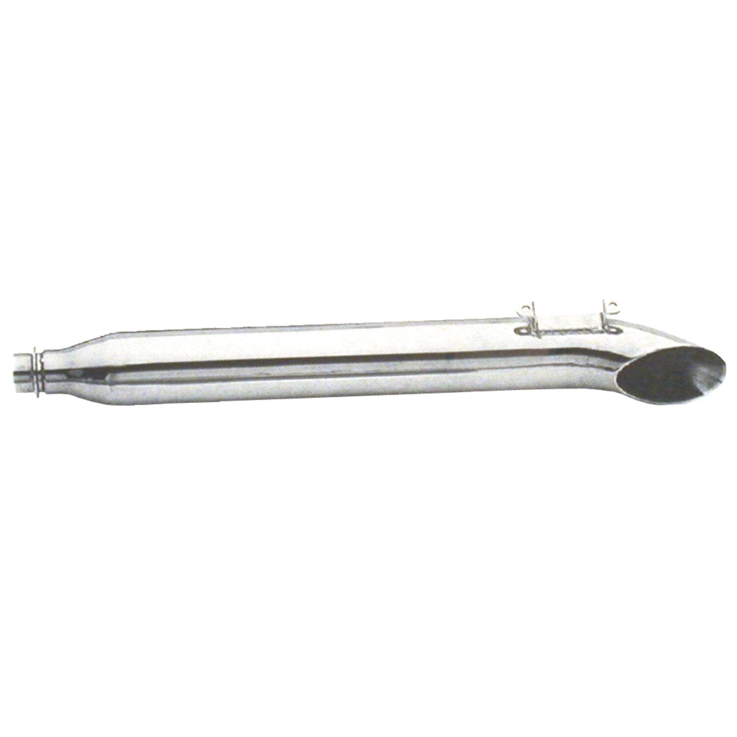 Paughco FLT Turn out muffler 31" long - Right - Chrome