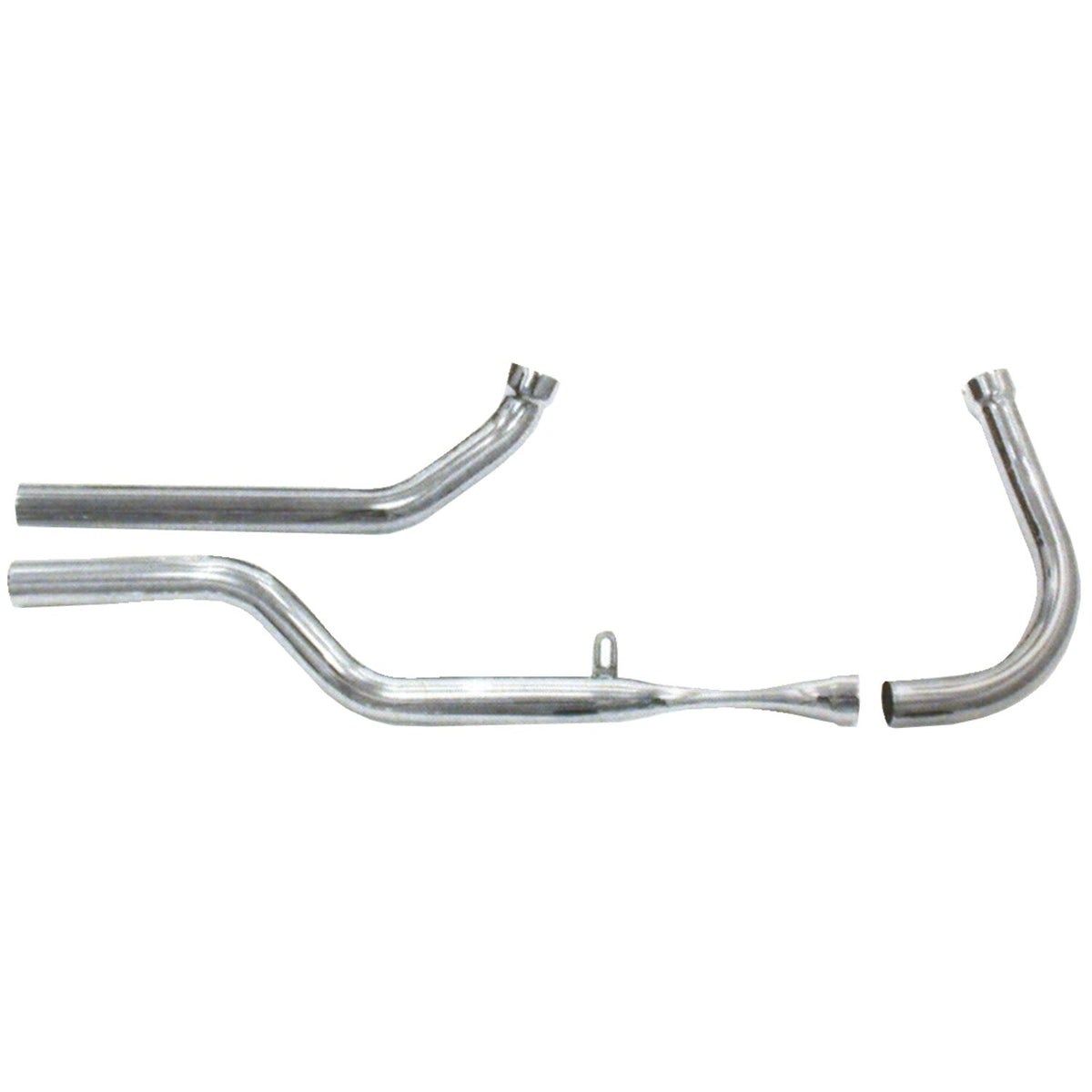 Paughco Dual shotgun head pipes - Chrome
