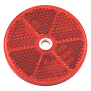 MCS Hella reflector - round - 60mm diameter - Red