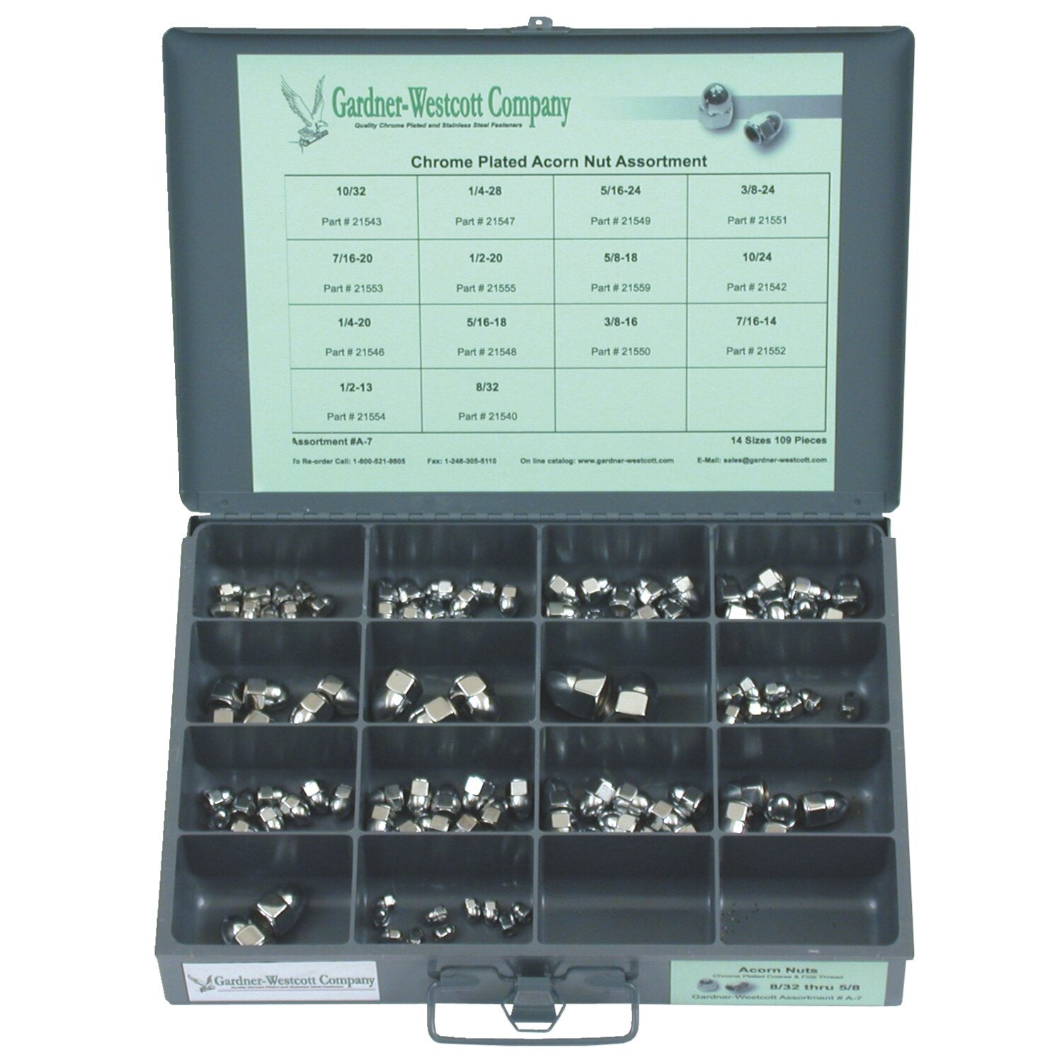 Gardner-Westcott Acorn nut assortment tray